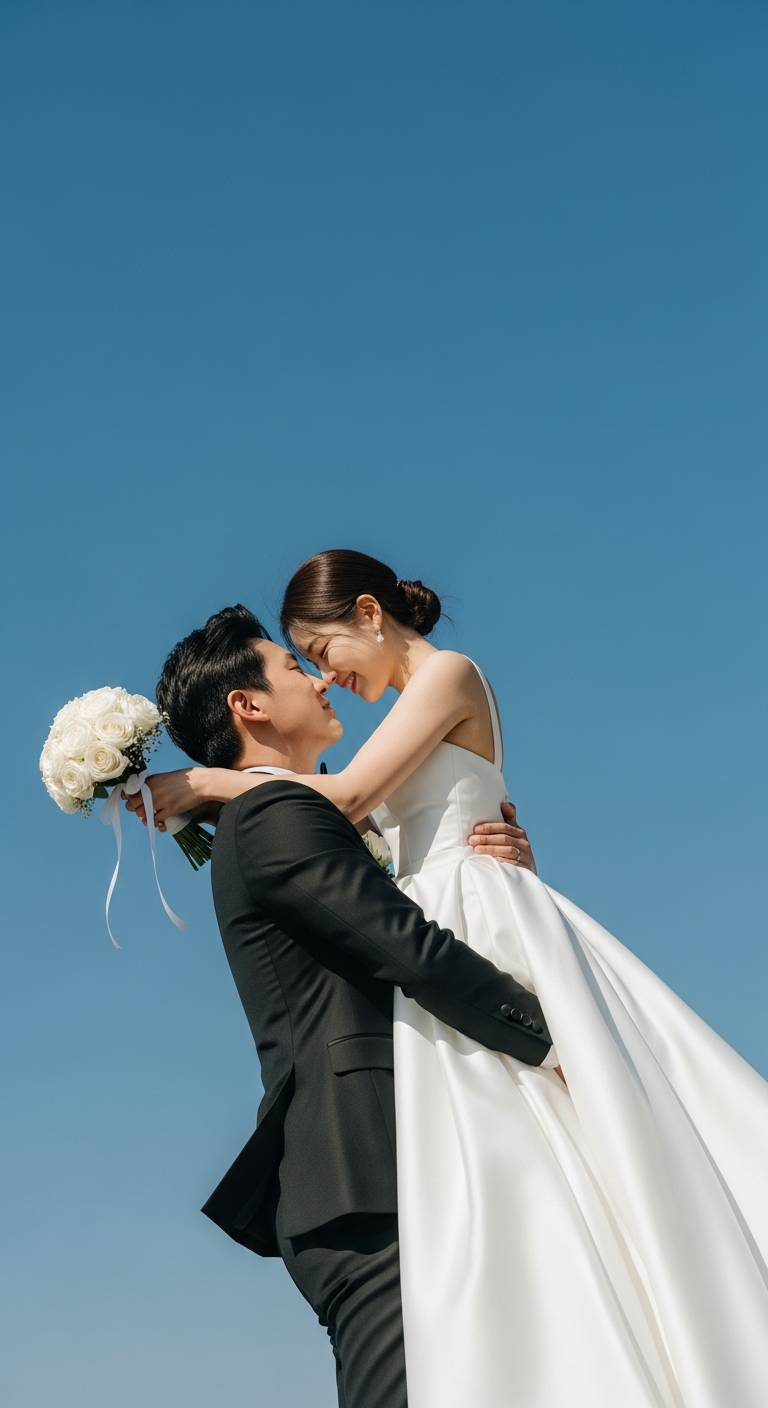 하늘과 바다가 담긴 사진